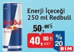 RED BULL ENERJİ İÇECEĞİ 250 ML